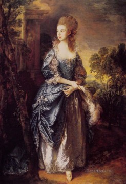 The Hon Frances Duncombe portrait Thomas Gainsborough Oil Paintings